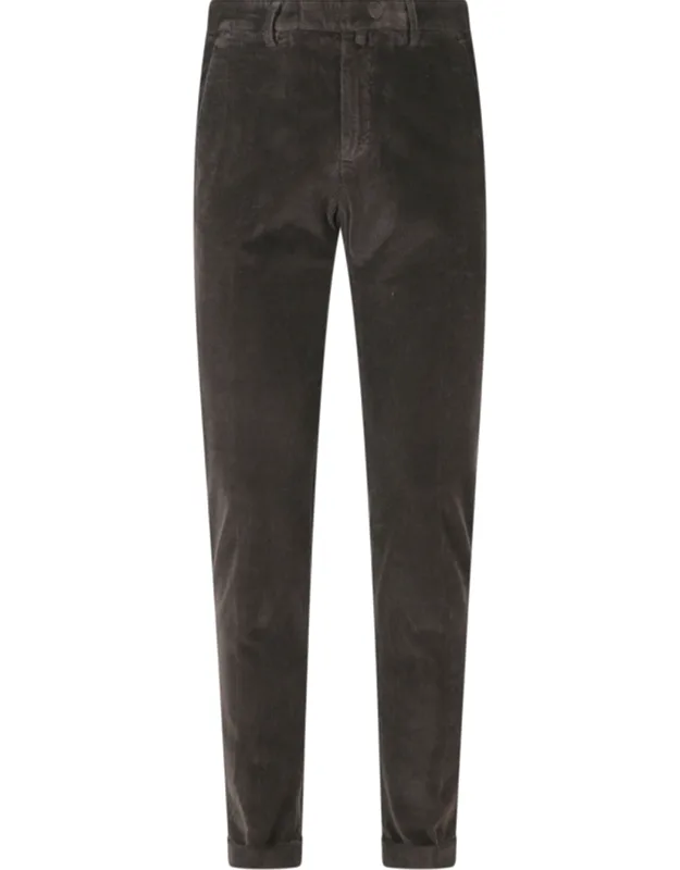 Tencel Velvet Straight-leg Pants