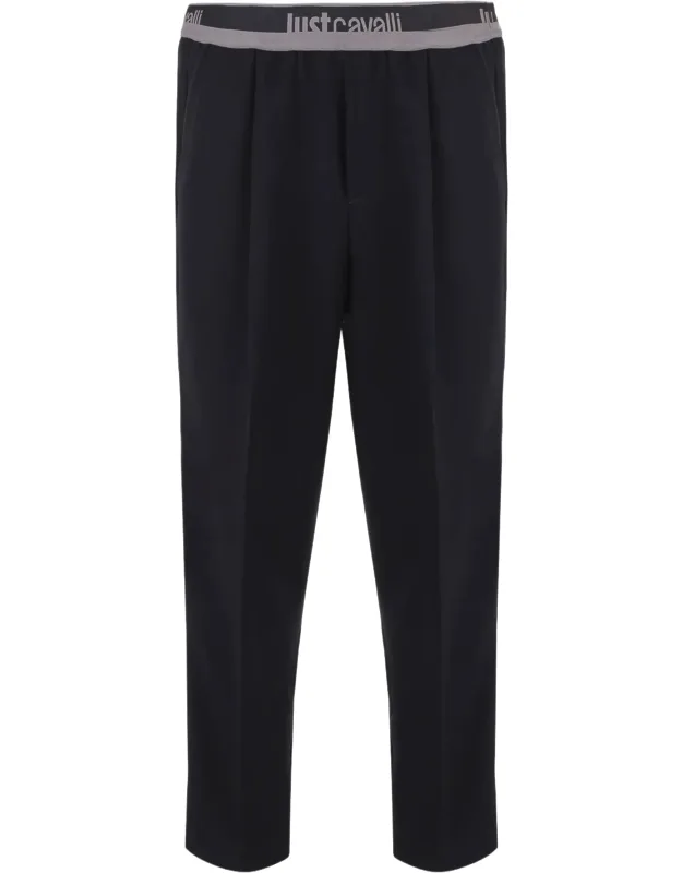 Cropped Straight-leg Pants
