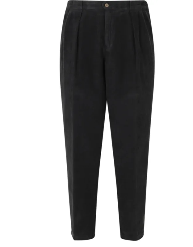 Straight-leg Corduroy Cotton Pants