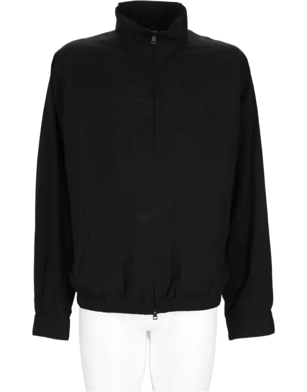 Minimalist High-collared Sports Jacket