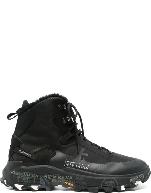 Saint Cro Leather High-top Sneakers