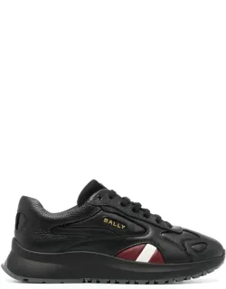 Textured Leather Sneakers