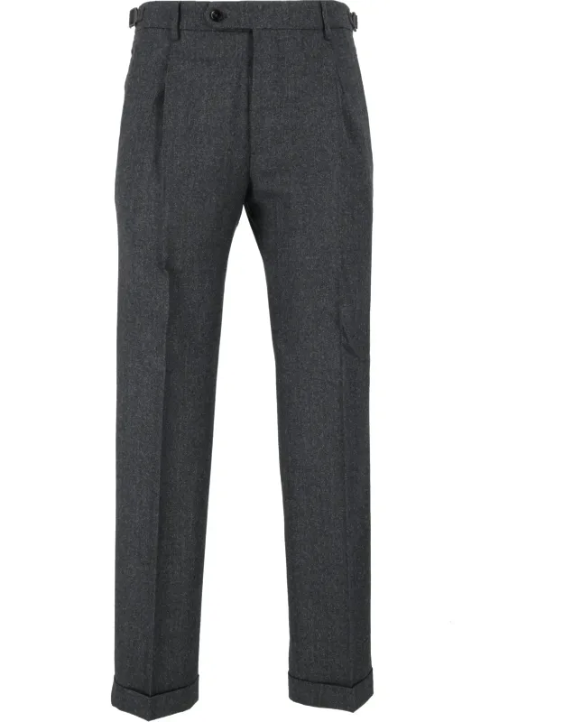 Tailored Straight-leg Pants