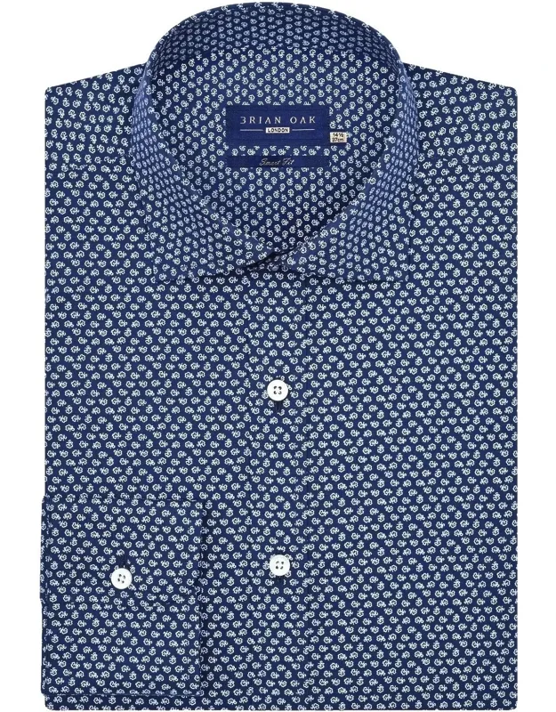 Patterned Dress Shirt