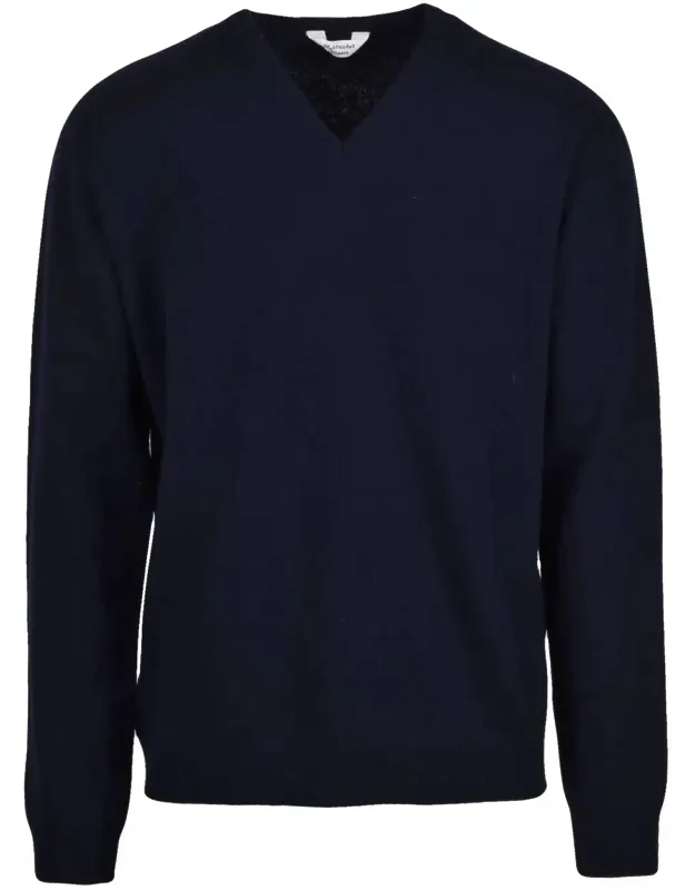 Cashmere-blend V-neck Sweater
