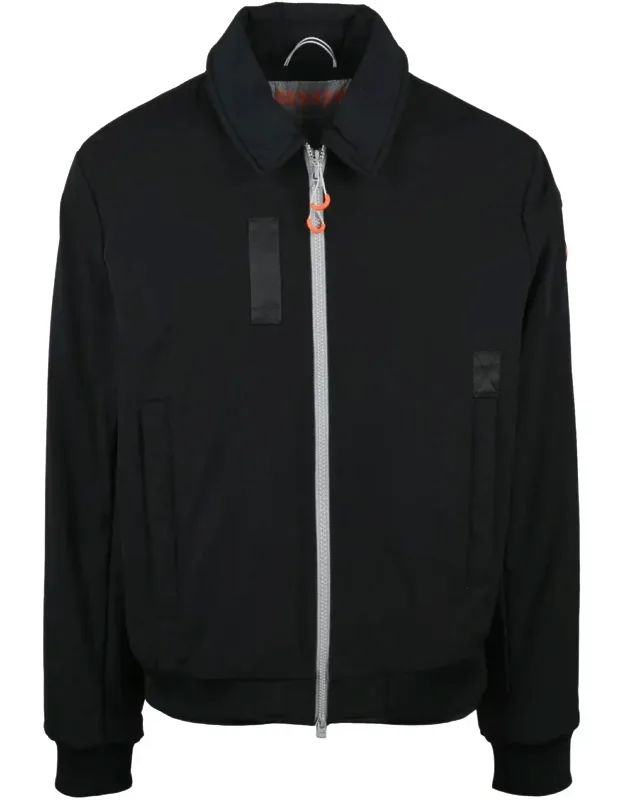 Quilted Jacket With Zip Closure And Padded Interior