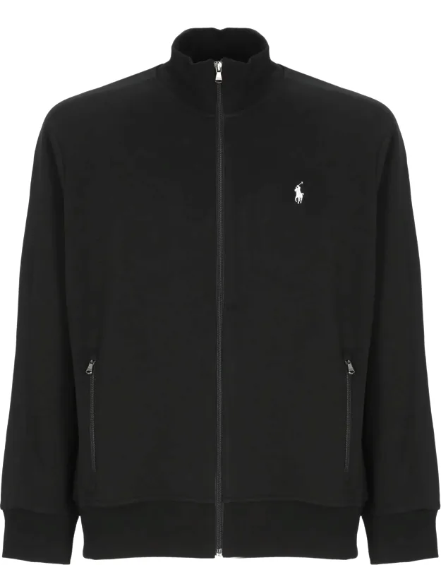 High Collar Zip Pocket Sweatshirt