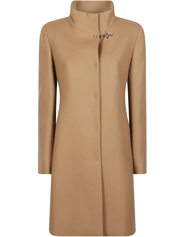 Wool-blend Coat
