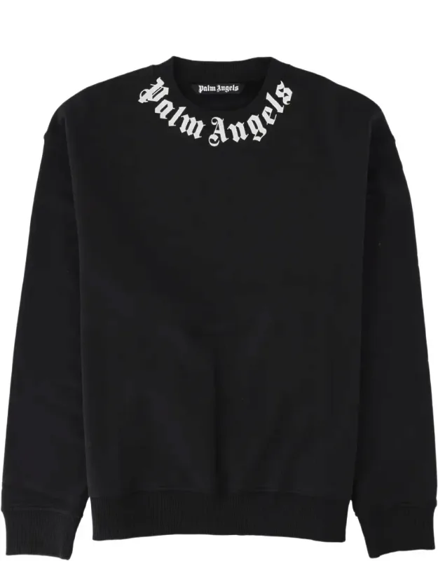 Gothic Text Printed Sweatshirt