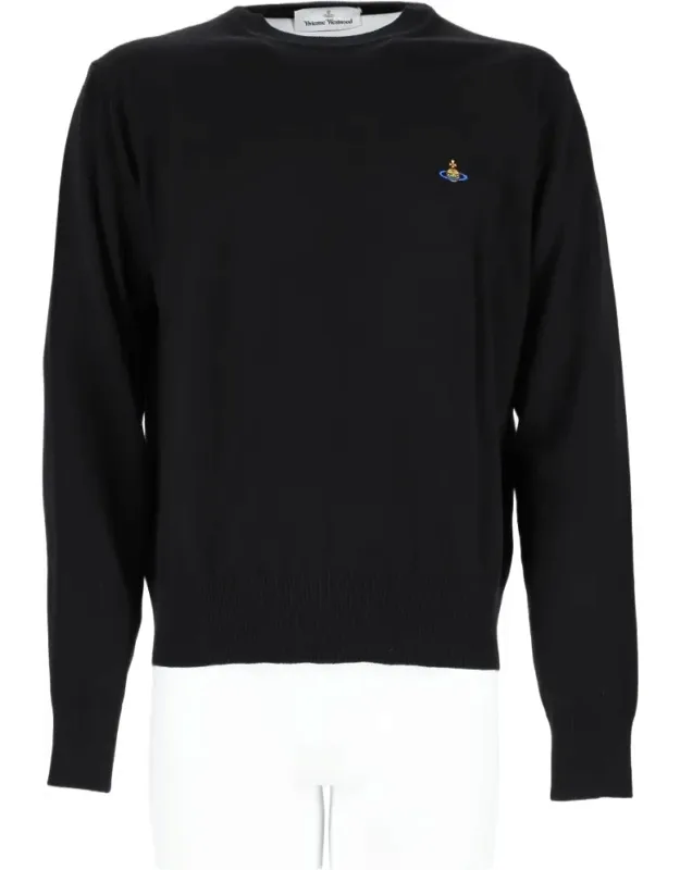 Cotton-blend Logo Knit Sweater