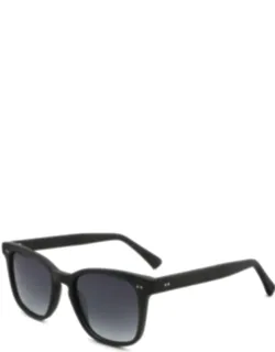 Wayfarer Square Acetate Sunglasses With Polarized Uv400 Protection, Fashion Optical Frames With Five-barrel Hinges