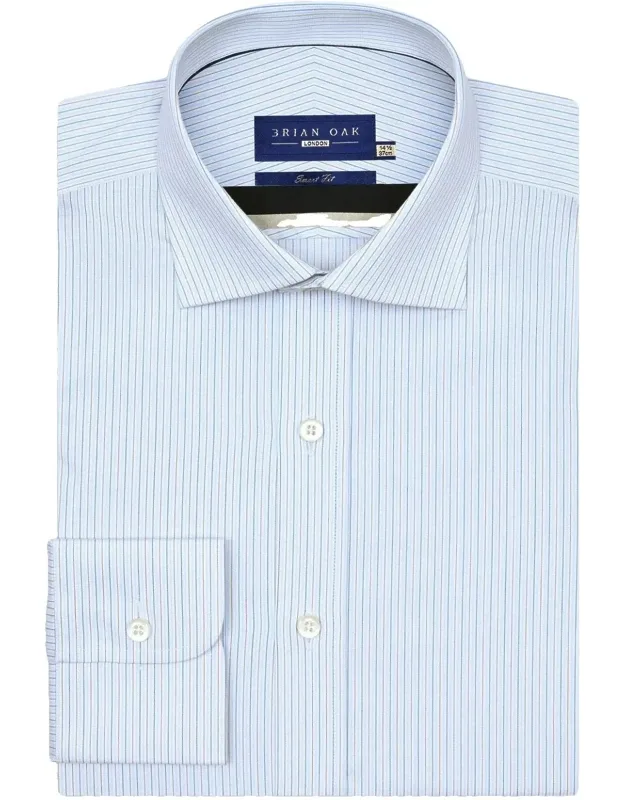 Striped Cotton Dress Shirt