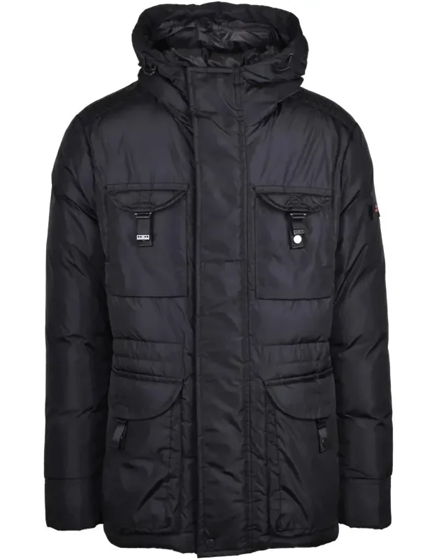 Technical Padded Parka With Recycled Down Insulation