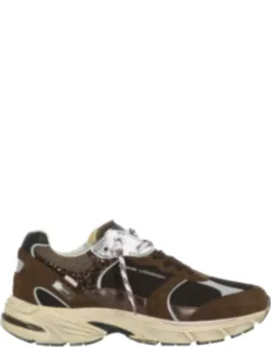 Fugitive 9094 Mesh Glitter Leather Sneakers