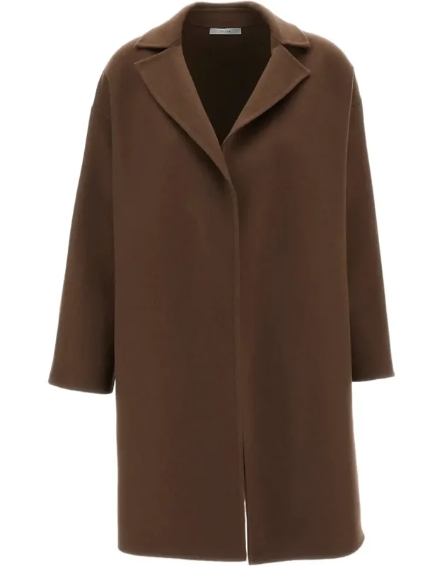Open Lapel Cashmere Coat
