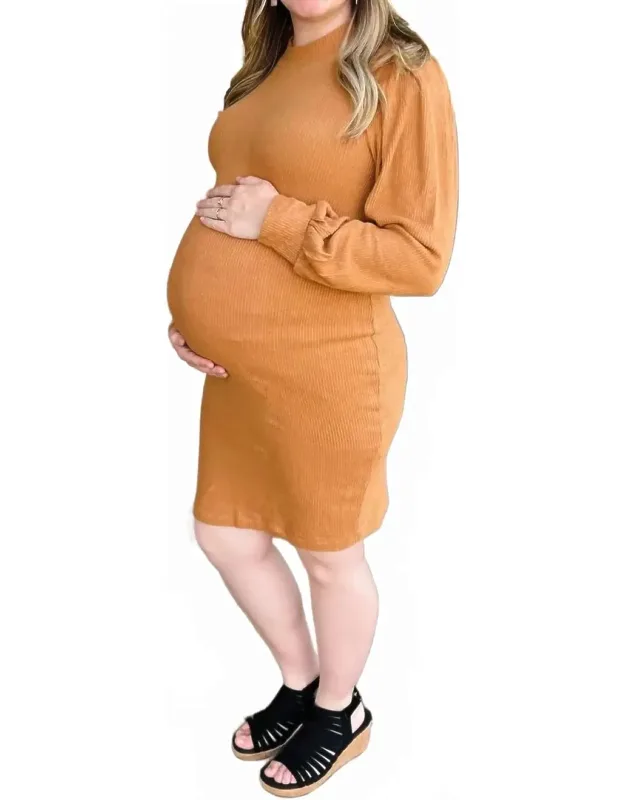 Cozy Knit Midi Dress