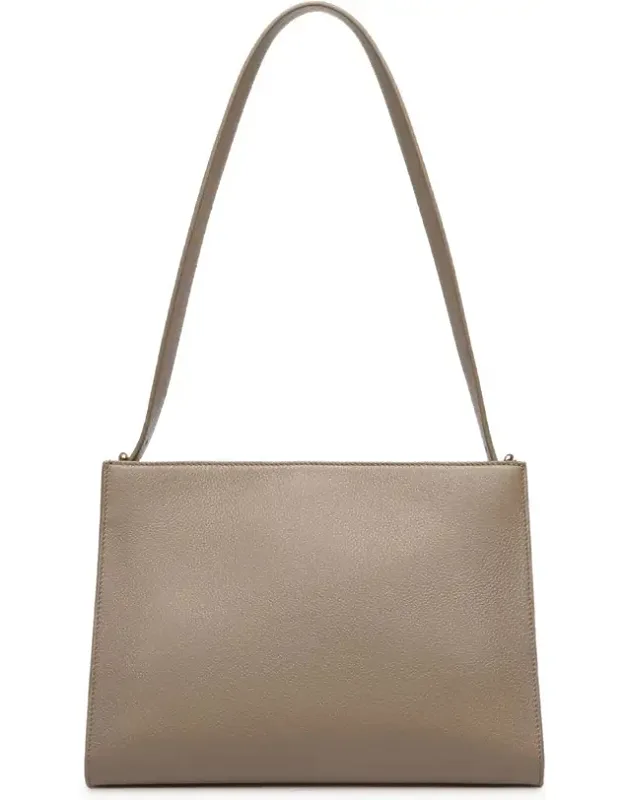 Textured Cow Leather Shoulder Bag