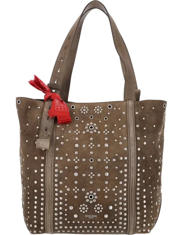 24/7 Ew Regular Studded Calfskin Tote Bag