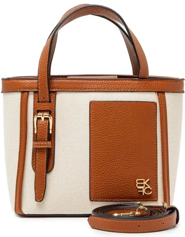 Wren Faux Leather Trim Tote Bag