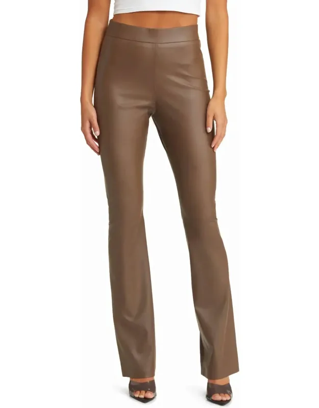 Faux Leather Pants