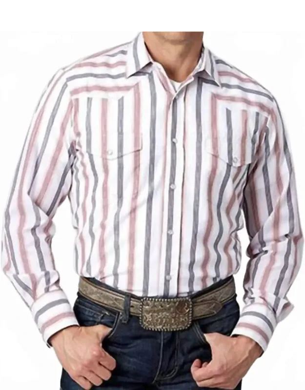 Classic Blended Snap Long Sleeve Western Shirt