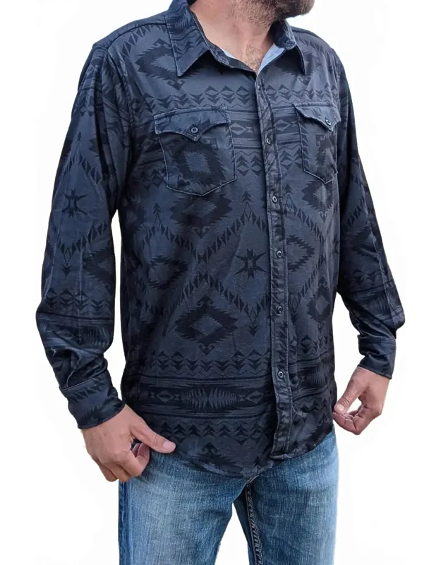 Aztec Edge Button Up Shirt
