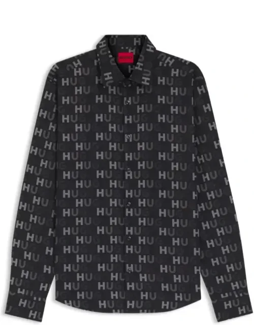 Printed Slim-fit Shirt
