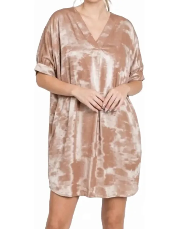 Metallic Mini Dress