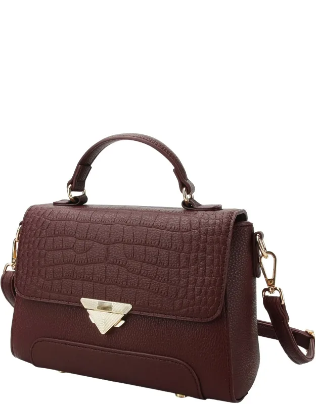 Saphira Vegan Leather Satchel Bag