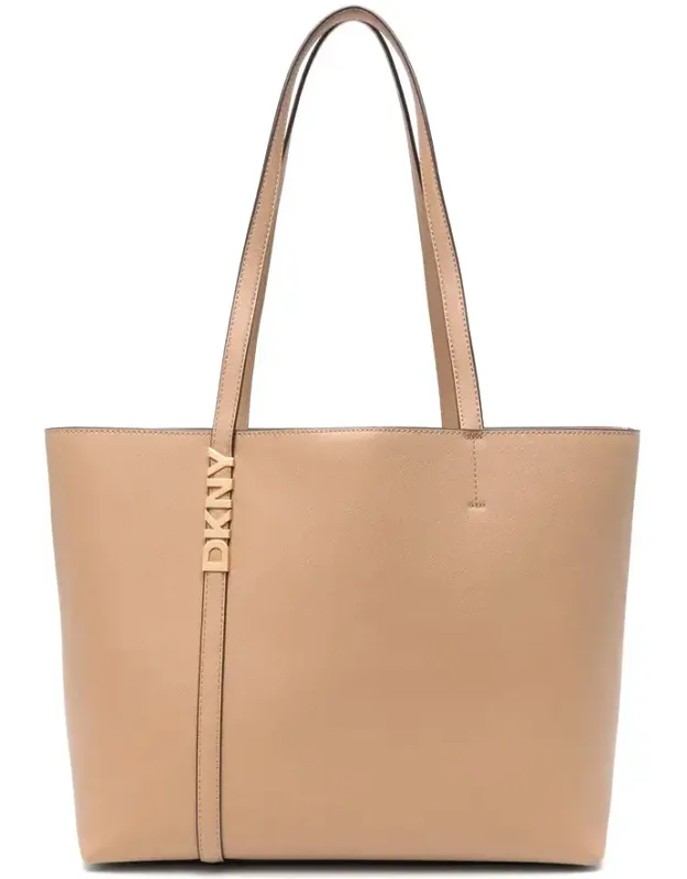 Structured Cow Leather Tote Bag