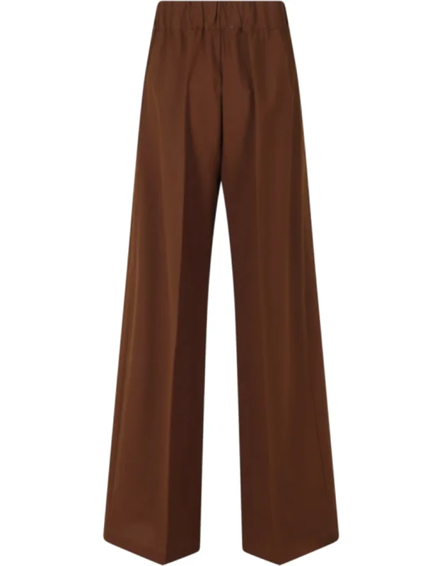 Pleated Wide-leg Trousers