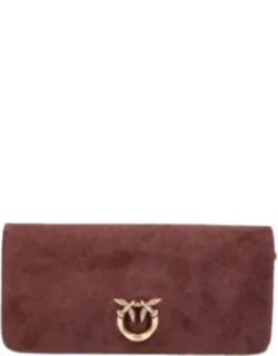 Love Click Soft Horizontal Suede Shoulder Bag