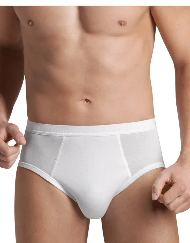 Cotton Pure No-fly Brief With Classic Collection And Seamless Styling