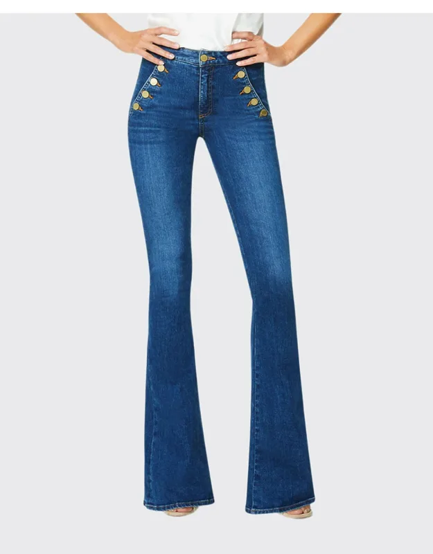 Mid-rise Flare Jeans