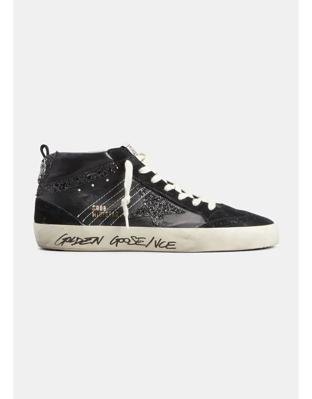 Glitter Wing-tip Sneakers