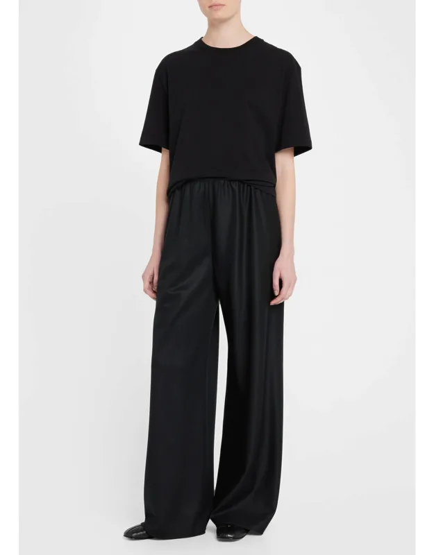Gala Wide-leg Wool Pants