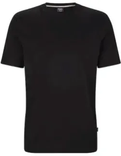 Cotton-jersey Regular-fit T-shirt With Ribbed Collar
