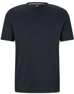 Cotton-jersey Regular-fit T-shirt With Ribbed Collar