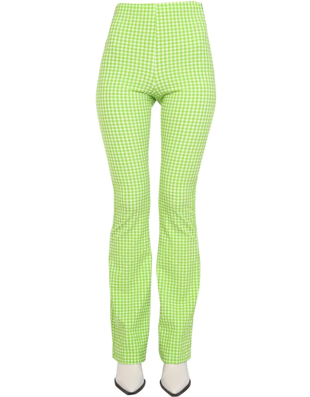 Plaid Pattern Pants