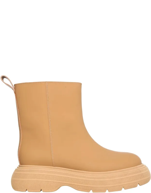 Gia Borghini Marte Boots Rubber Sole 6 Cm Leather Upper