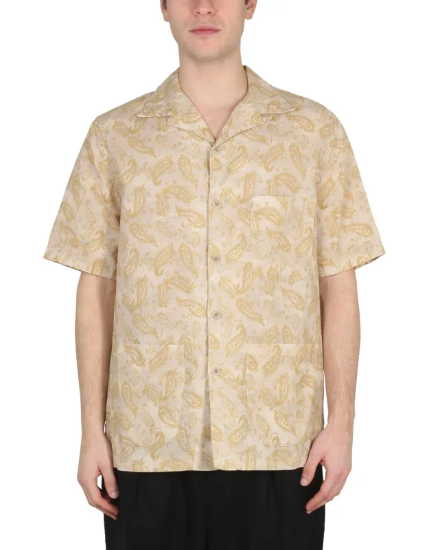 Paisley Print Shirt Classic Collar Regular Fit