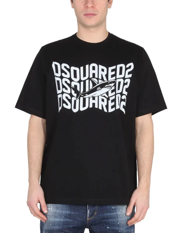 Logo Print T-shirt 100% Cotton