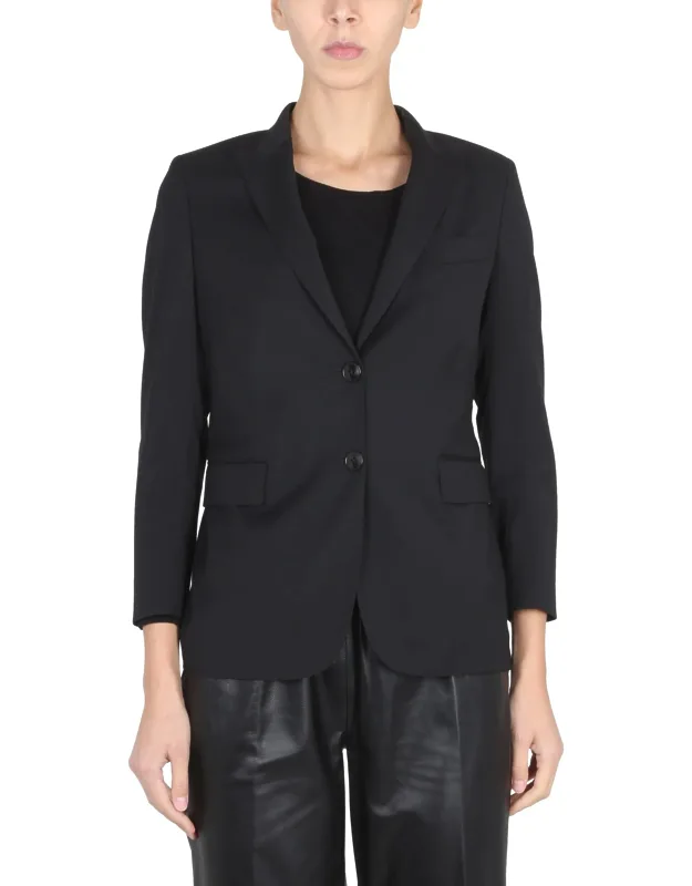 Blazer With Peaked Lapels And Single Breasted