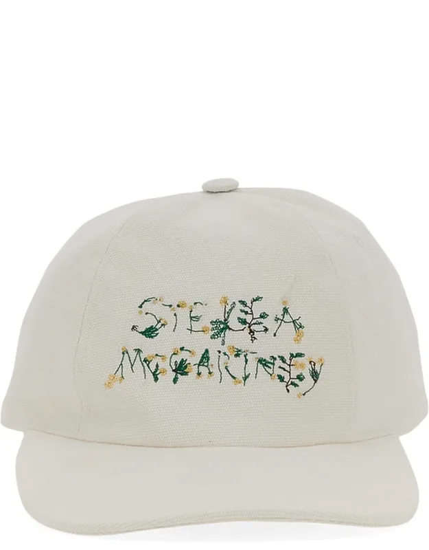 _stella Mccartney Baseball Cap Adjustable Back Closure Made In Italy_