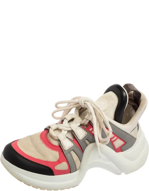 Multicolor Leather And Mesh Archlight Sneakers