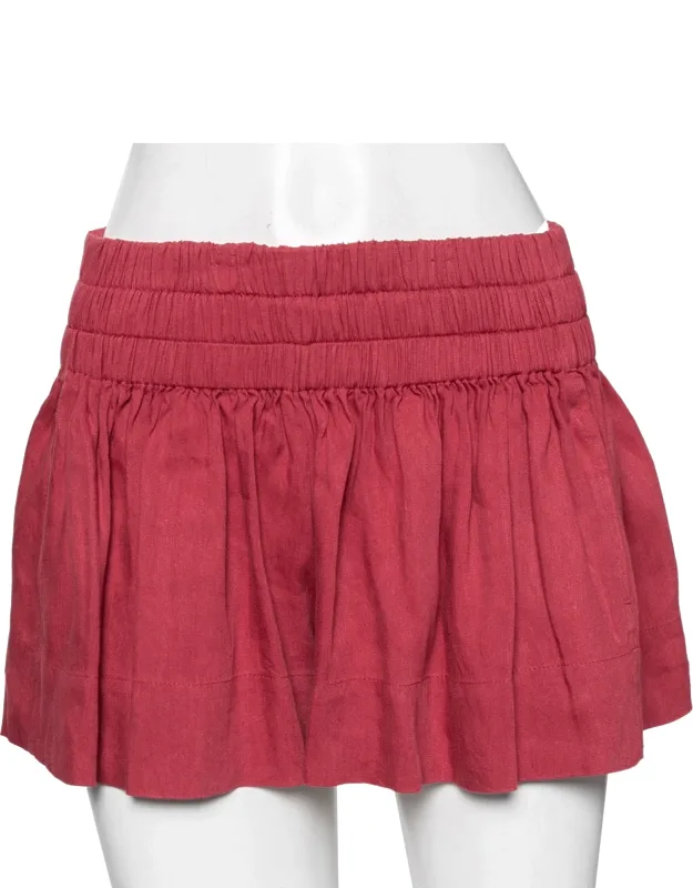 Linen Blend Shorts