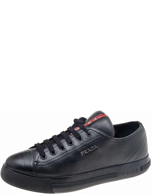 Leather Low Top Sneakers