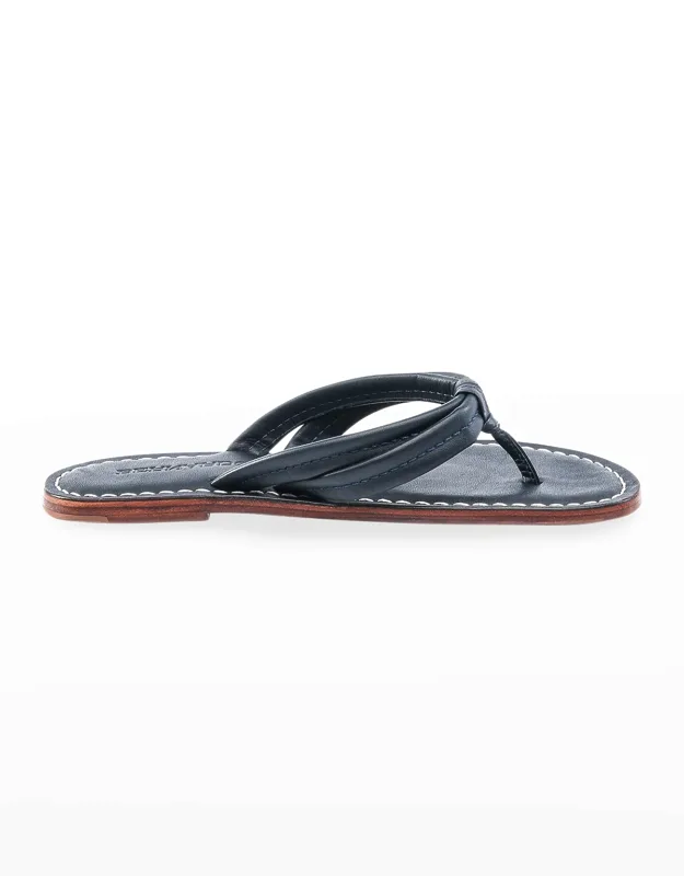 Miami Leather Slide Sandals