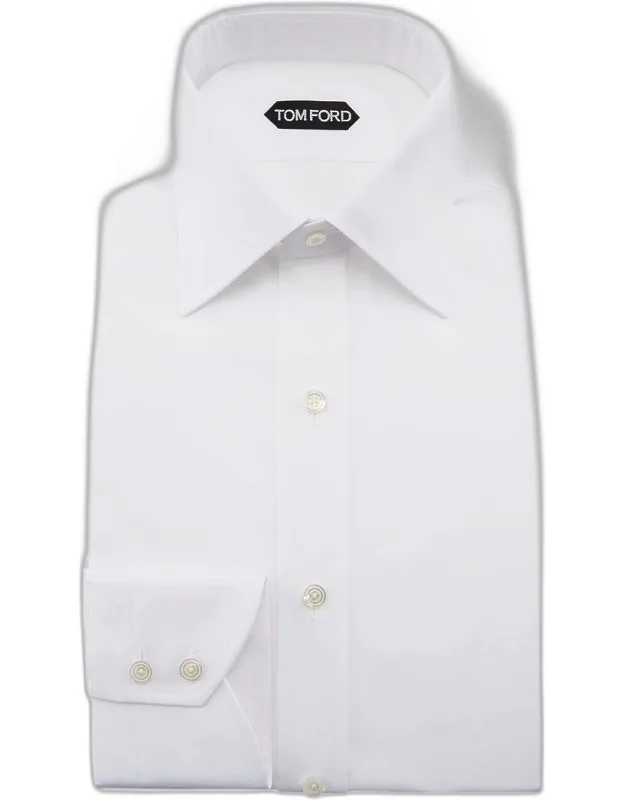 Barrel-cuff Dress Shirt