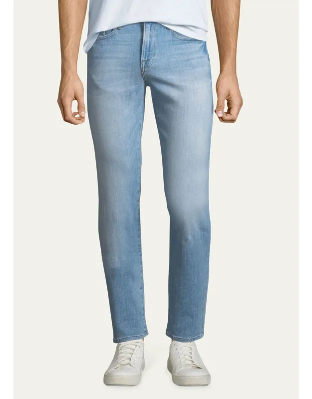 L'homme Slim Jeans With Whiskering And Fading